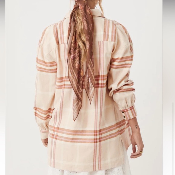 NWT Spell Basecamp Flannel in Musk size small - Picture 4 of 15